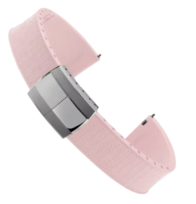 Mosaic CTS Rubber Watch Strap-Pink