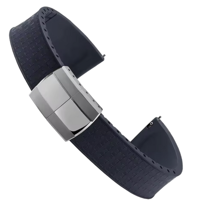 Mosaic CTS Rubber Watch Strap-Navy Blue